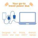 2-Pack USB-C® Charger 30 Watt White